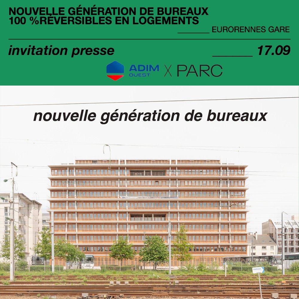 Visite presse - bureaux réversibles à Rennes